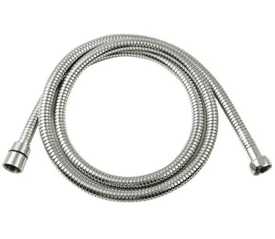 Productafbeelding van Sapho LUX douche slang, roestvrij staal, flexibel, lengte 200-225 cm, chroom