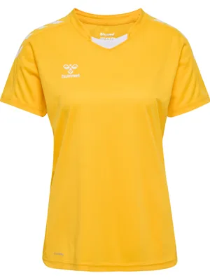 Produktbild von Hummel Core Xk Poly Kurzarm-t-shirt Gelb L Frau Gelb L