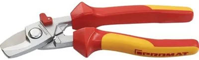 Produktbild von Kabelschere Lnge 180 mm Kopf poliert VDE Mehrkomponenten-Hllen