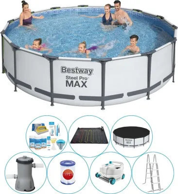 Zdjęcie produktu dla Zestaw basenowy - okrągły Bestway Steel Pro MAX 427x107 cm