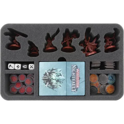 Productafbeelding van Schuimrubberinlegplaat voor Warhammer Underworlds: Nightvault miniaturen