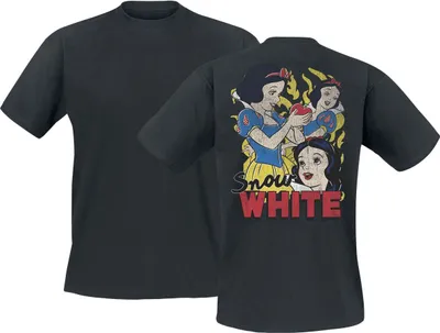 Produktbild von Schneewittchen T-Shirt Herren Homage schwarz M