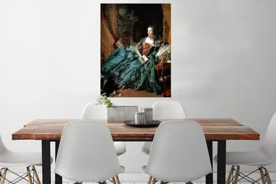 Produktbild von MuchoWow® Poster Madame de Pompadour - Gemälde von Francois Boucher 60x80 cm - Schlafzimmer Dekoration
