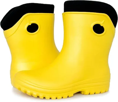 Produktbild von Leichte Gummistiefel Damen EVA gefütterte Garten Regenstiefel Boots Stiefeletten