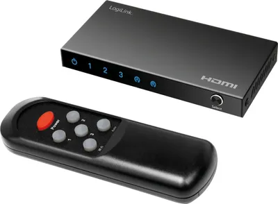 Image de Logilink HD0062 Logilink Switch HDMI 3x1-Port, 4K/60Hz, HDCP, HDR, CEC, RC