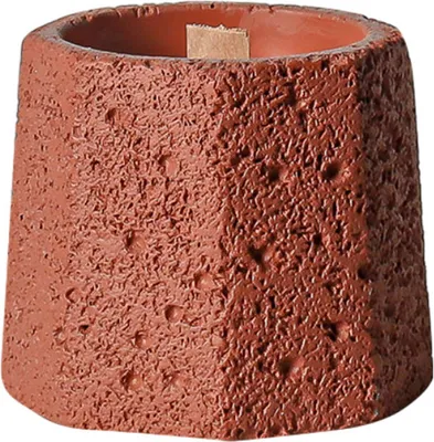 Image de Moules à bougie hexagonaux, Moules en béton de ciment pour bougies parfumées, bougies chauffe-plat, Moules à bougie cylindriques pour la fabrication de bougies (Rouge)