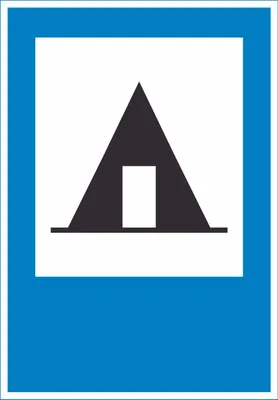 Produktbild von Zeltplatz Schild A6 (105x148mm)