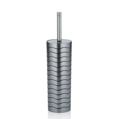Produktbild von Kela Wc-Garnitur Muna Kunststoff anthrazit Metallic 37cmh 9,5cmØ, 22833
