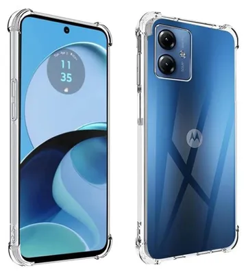 Zdjęcie produktu dla Silikonowe etui ze wzmocnionymi krawdziami dla Motorola Moto G54 - Przeroczysty KP29999