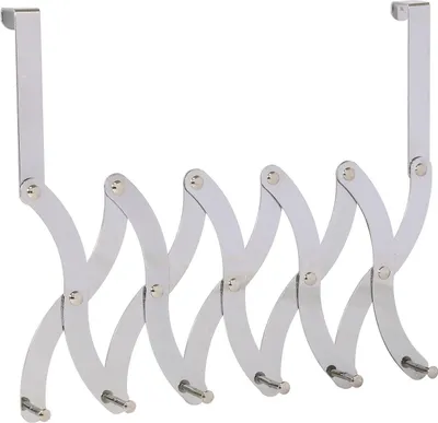 Produktbild von Türgarderobe, verchromt, 6 Haken
