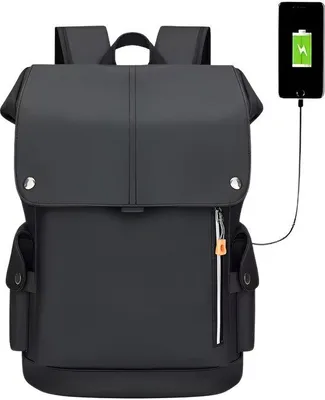 Productafbeelding van CarryQuest® - Rugzak, USB-aansluiting, stadsrugzak, 35 liter, zwart