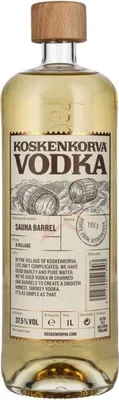 Produktbild von Koskenkorva Vodka SAUNA BARREL Flavoured 37,5 %  1,00 lt.