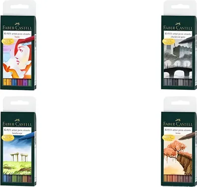 Produktbild von Faber-Castell Tuschestift PITT artist pen B, 6 Stück(e)