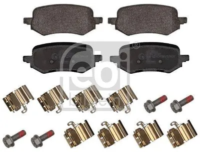 Produktbild von Febi Bremsbeläge Satz Hinten Bremsklötze für FORD Puma SUV 1002009