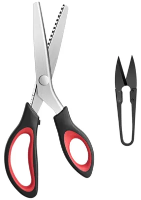 Produktbild von Professionelle Zickzackschere mit komfortablen Griffen