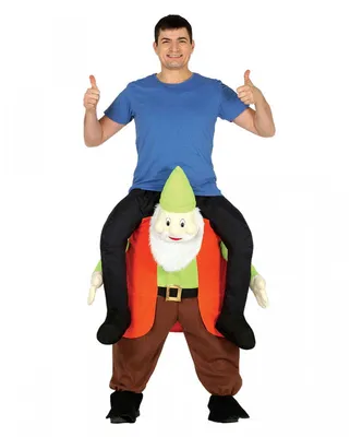 Produktbild von Reiter auf Zwerg Carry Me Kostüm für Fasching Größe: One Size