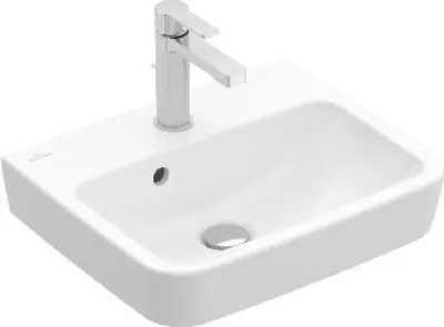 Immagine prodotto di V&B lavamano O.NOVO 50x37cm, angolare, m HL, con troppopieno, bianco