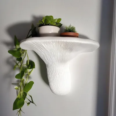 skulpturales Schmetterlingstrameten-Regal – Decords Wandregal, Produktansicht 1