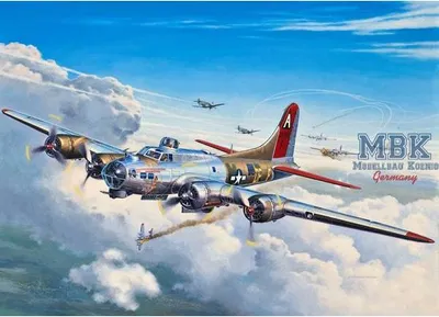 Produktbild von Revell B-17G Flying Fortress, Starrflügelflugzeug-Modell, Montagesatz, 1:72, B-17G Flying Fortress, Kunststoff, Second World War
