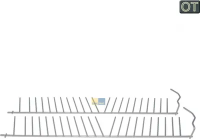 Produktbild von Bosch Siemens Neff 2x Korbeinsatz für Unterkorb, Klappstachelreihe - Nr. : 357872