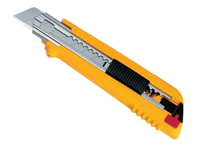 Produktbild von OLFA Cuttermesser DL-1 18mm mit Klingenabbrechhilte und Entsorgungsbehälter