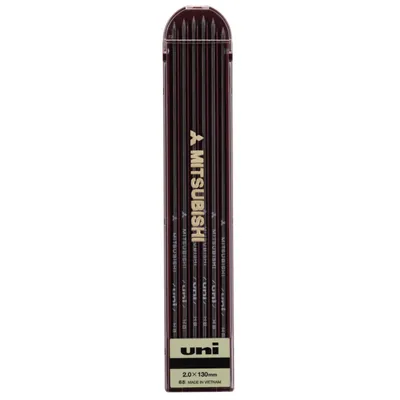Image de Mitsubishi Pencil Uni Mines de rechange pour porte-mine • 2,0 mm • H