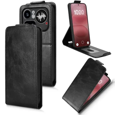 Produktbild von Handy Hülle Klapphülle für Nothing Phone 4a Pro Flipcase mit Kartenfach Schwarz