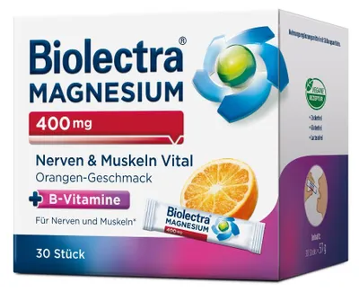 Immagine prodotto di Biolectra Magnesio 400 mg Nervi e Muscoli Vitali 30X1,9 g