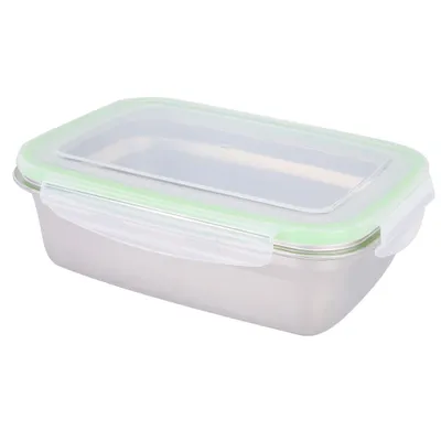 Obrázek produktu pro Obědový box, obědový box z nerezové oceli, piknikový box, přenosný obědový box, box na potraviny