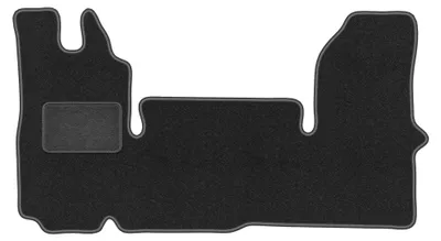 Image de Tapis avant en moquette pour Renault Master II 2003-2010 (utilitaire) – 2 pièces, gris graphite, sur mesure – Wielganizator LUX