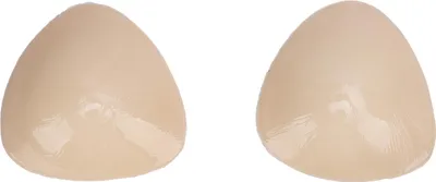 Productafbeelding van 1 paar dubbelzijdige BH-inzetstukken, ademend, zelfklevende pads voor lingerie en bikini's, maat B, voor een lichte huidskleur