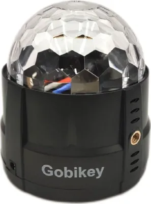 Obrázek produktu pro Gobikey Disco Ball Rotující hudbou aktivované disko světlo LED Party Lamp Fun