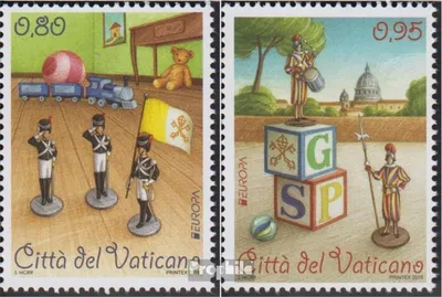 Produktbild von Briefmarken Vatikanstadt 2015 Mi 1834-1835 (kompl.Ausg.) postfrisch Spielzeug