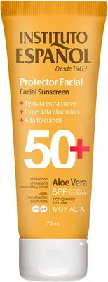 Image de Instituto Español Aloe Vera Facial Sunscreen SPF 50+ 75 ml