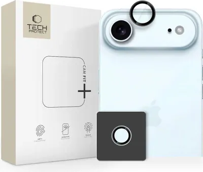 Produktbild von Tech-Protect Camring Fit+ Kamerahülle für Iphone 17 Air - Schwarz