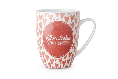 Produktbild von Becher 250ml Alles Liebe von Herzen