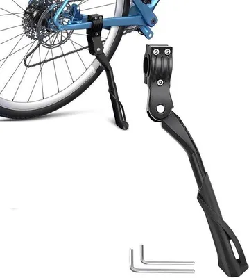 Image de Support de vélo réglable en aluminium, 24-29 pouces, noir, antidérapant