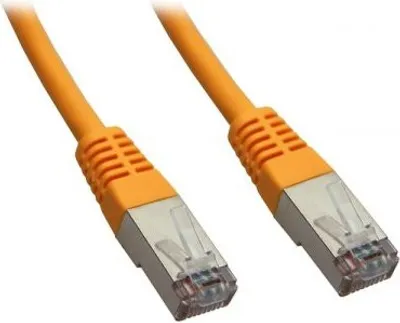 Produktbild von CAT 5e Patchkabel, F/UTP, gelb Kupferkaschierter Aluminiumleiter (CCA)