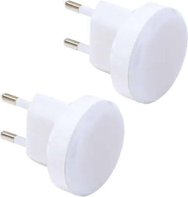 Produktbild von Nachttischlampe, weiß, 2 Stück
