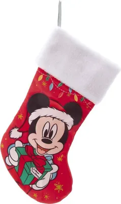 Produktbild von Mickey mit Geschenkstrumpf 48,3 cm Weihnachtsglobus