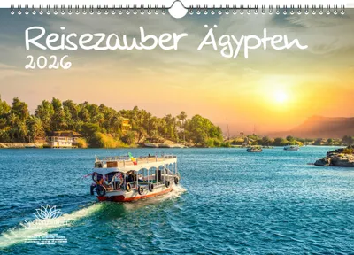 Produktbild von Reisezauber Ägypten DIN A3 Kalender für 2026 Ägypten Landschaft Reise Tiere Urlaub - Seelenzauber