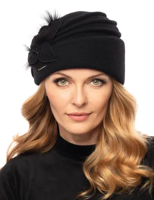 Immagine prodotto di Cappello da donna Vivisence cappello invernale premium elegante caldo e accogliente copricapo per l'inverno e l'autunno caldo cappello a maglia spessa, cappello classico per le donne,  EU, nero, taglia unica