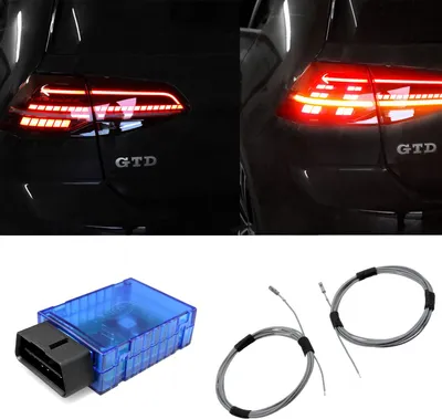 Immagine prodotto di Fari posteriori a LED originali Kufatec SET con indicatori di direzione dinamici per VW Golf 7 VII