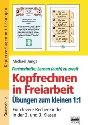 Produktbild von Kopfrechnen in Freiarbeit: Übungen zum kleinen 1 : 1