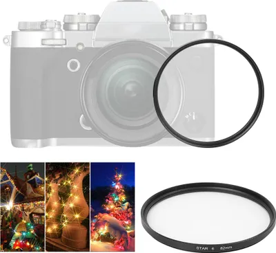 Obrázek produktu pro Junestar 82 mm hvězdicový filtr pro objektivy fotoaparátů Canon/Nikon/Sony/Pentax/Olympus/Fujifilm