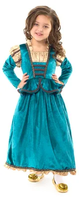 Immagine prodotto di Piccolo Avventure principessa vestito costume medievale per bambini 5-7 anni