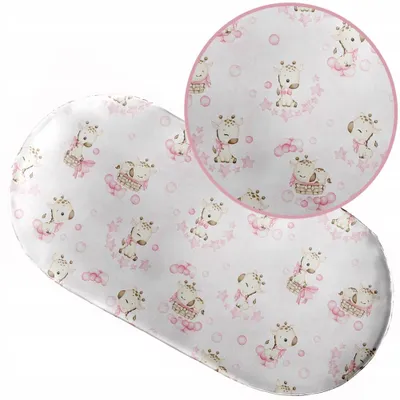 Produktbild von Spannbettlaken mit Gummizug 38x80 cm für Kinderwagen Moseskorb Wiege 100% Baumwolle