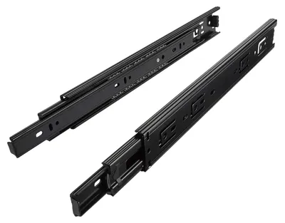 Obrázok produktu pre 1 pár, 2 kusy. Plne výsuvné koľajnice zásuvky, dĺžka 300 mm. Nosnosť 45 kg
