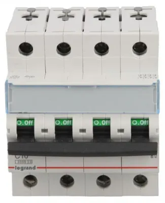 Obrázek produktu pro Legrand TX3, Miniaturní obvodový jistič, Typ C, IP20, 240 - 415 V
