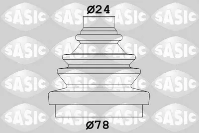 Produktbild von SASIC Faltenbalgsatz Antriebswelle Radseitig für FIAT BARCHETTA (183) 2933013